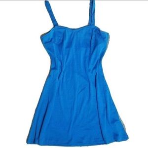 Apple Bottom Plus Size Blue Dress